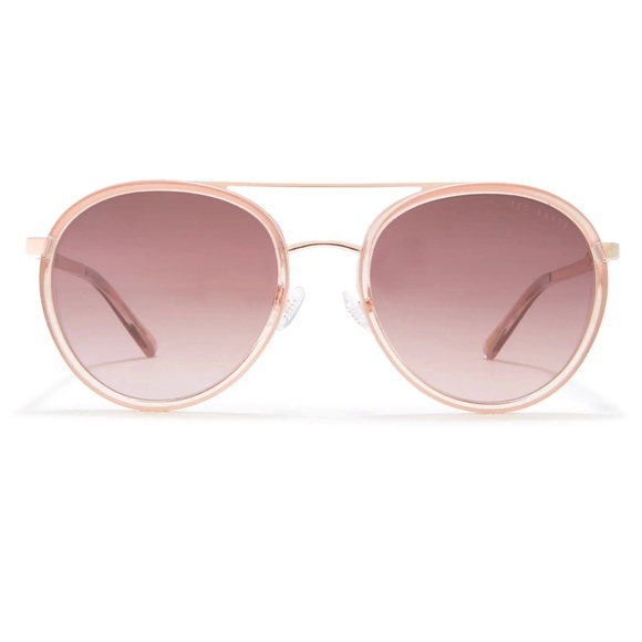 TED BAKER 53mm Gradient Aviator Sunglasses - Picture 2 of 3